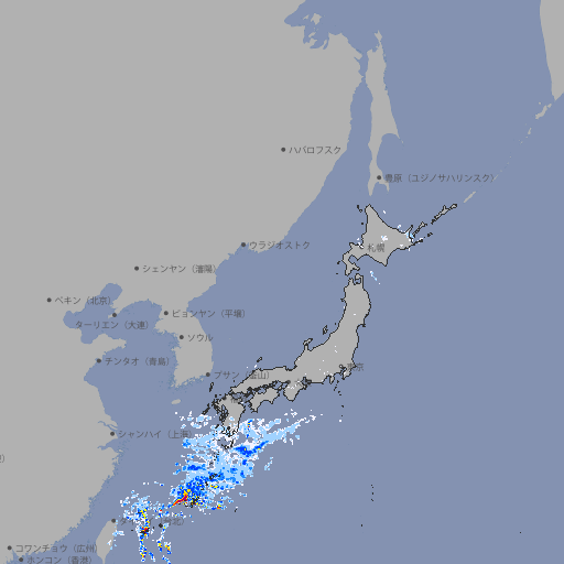 雨雲レーダー
