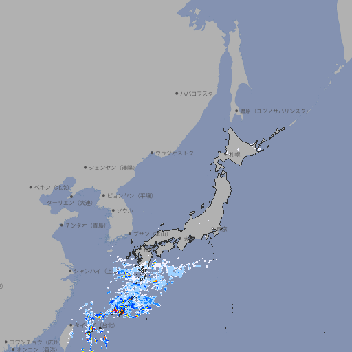 雨雲レーダー