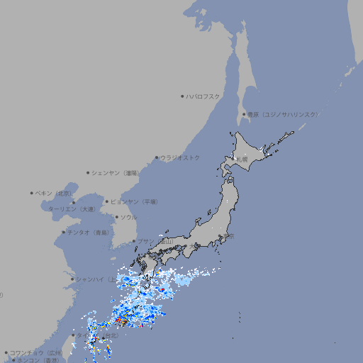 雨雲レーダー