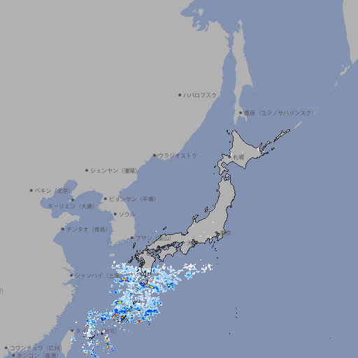 雨雲レーダー