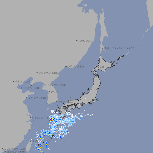 雨雲レーダー