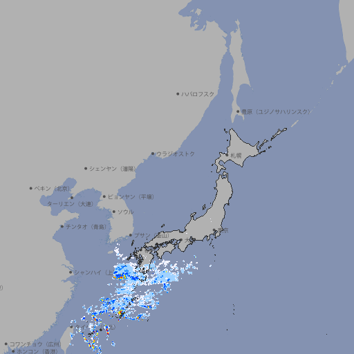 雨雲レーダー
