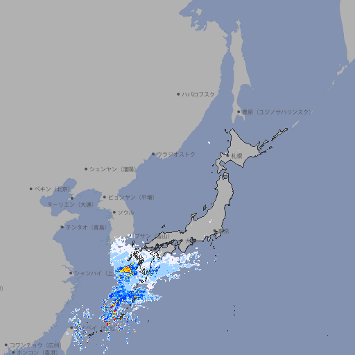 雨雲レーダー
