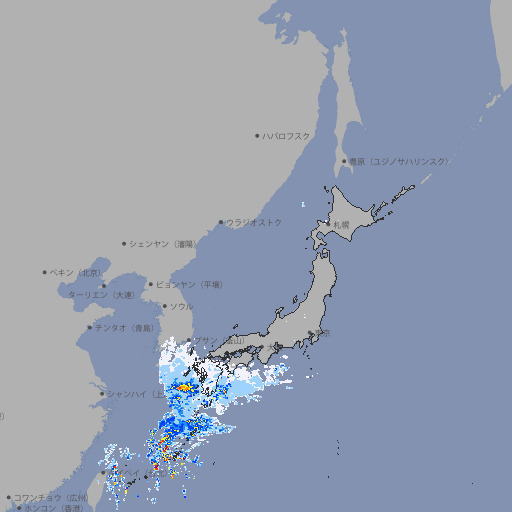 雨雲レーダー