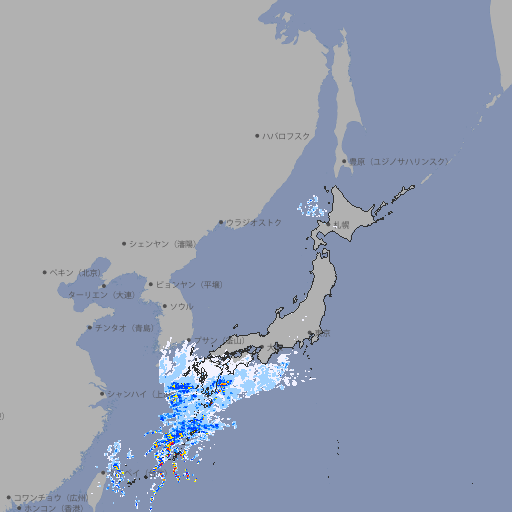 雨雲レーダー