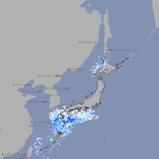 雨雲レーダー
