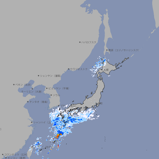 雨雲レーダー