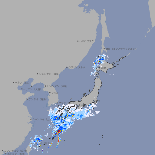 雨雲レーダー