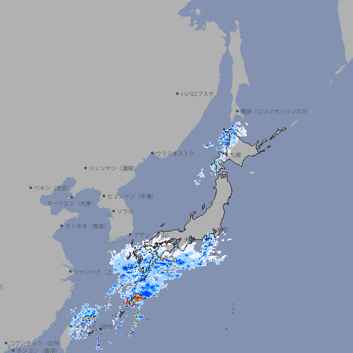 雨雲レーダー
