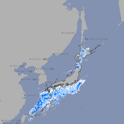 雨雲レーダー