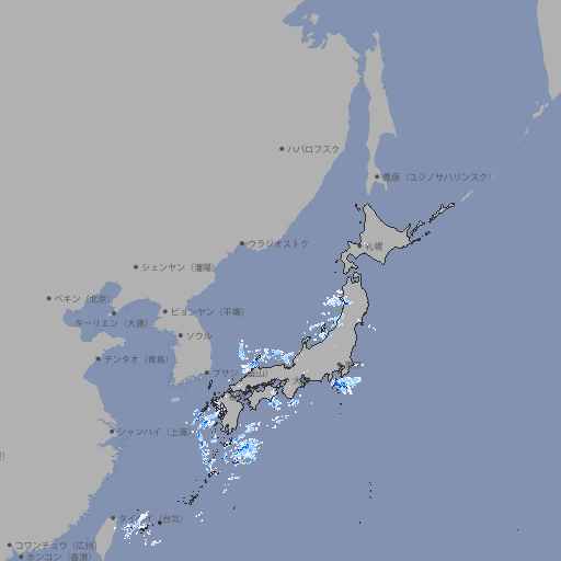 雨雲レーダー