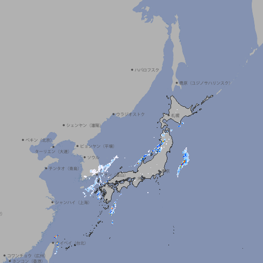 雨雲レーダー