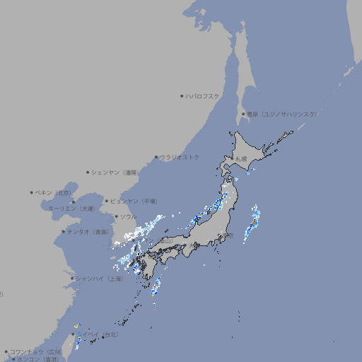 雨雲レーダー