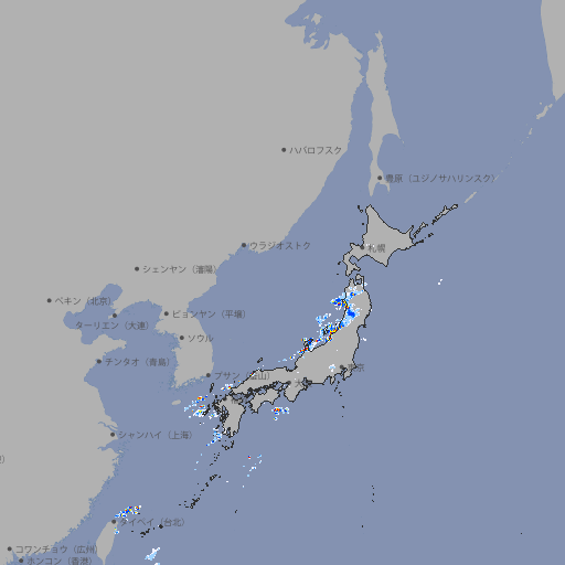 雨雲レーダー