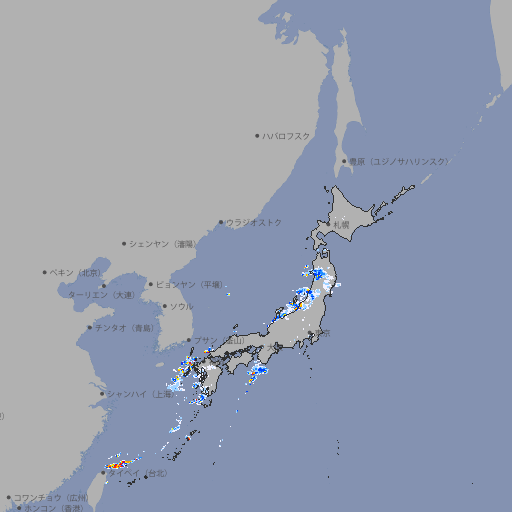 雨雲レーダー