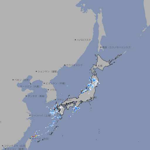 雨雲レーダー