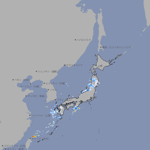 雨雲レーダー