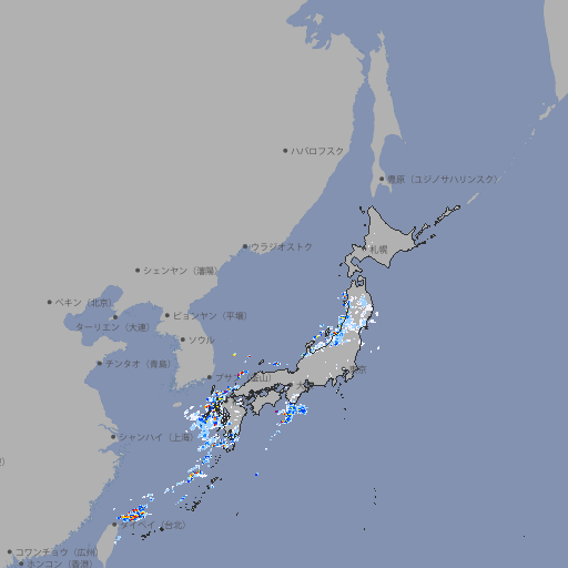 雨雲レーダー