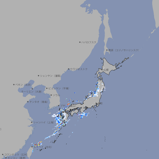 雨雲レーダー