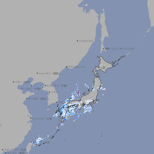 雨雲レーダー