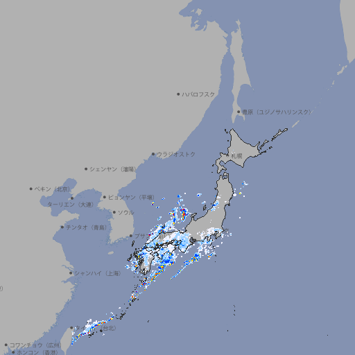 雨雲レーダー