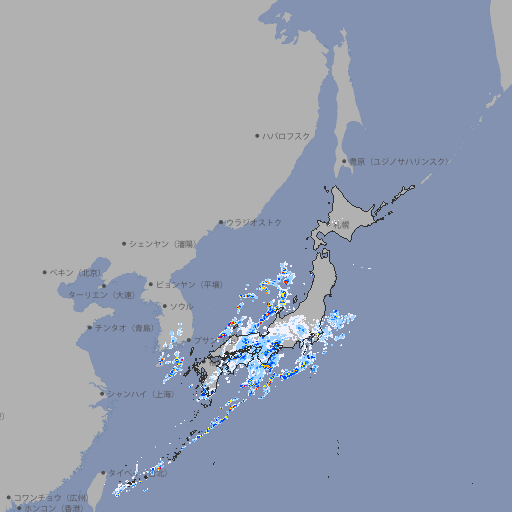 雨雲レーダー
