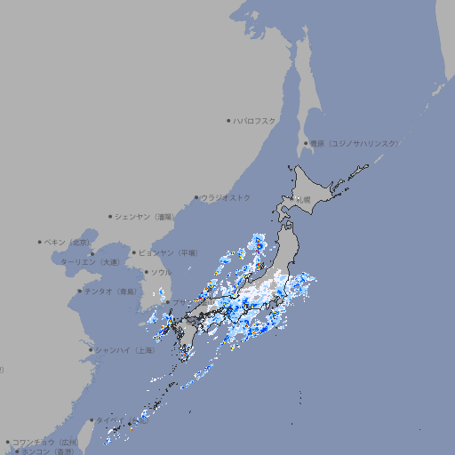 雨雲レーダー