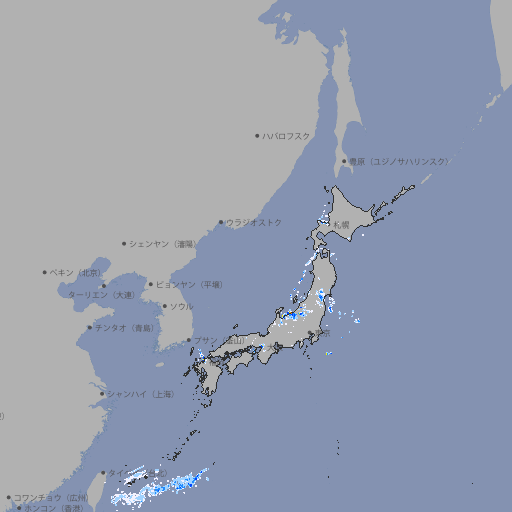 雨雲レーダー