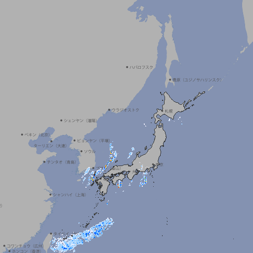 雨雲レーダー