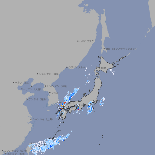 雨雲レーダー