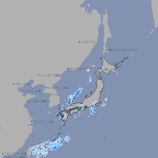 雨雲レーダー