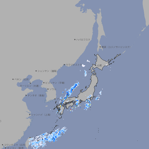 雨雲レーダー