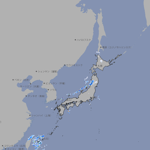 雨雲レーダー
