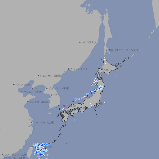 雨雲レーダー