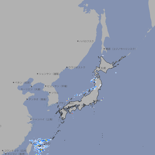 雨雲レーダー