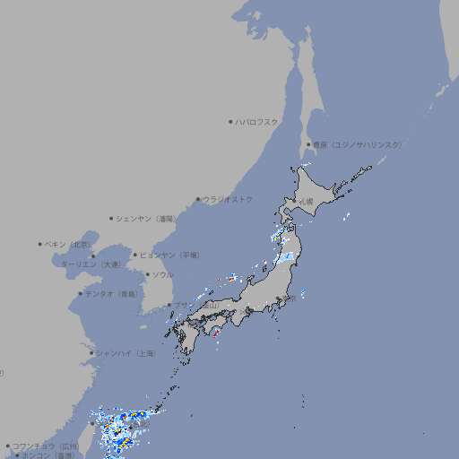 雨雲レーダー