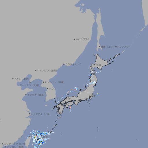 雨雲レーダー