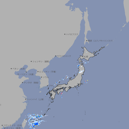雨雲レーダー