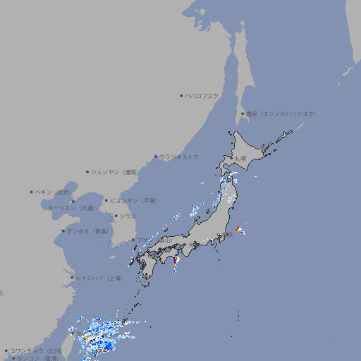雨雲レーダー