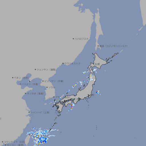 雨雲レーダー