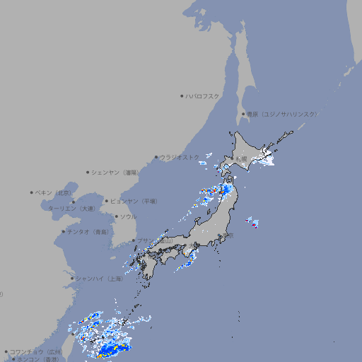 雨雲レーダー