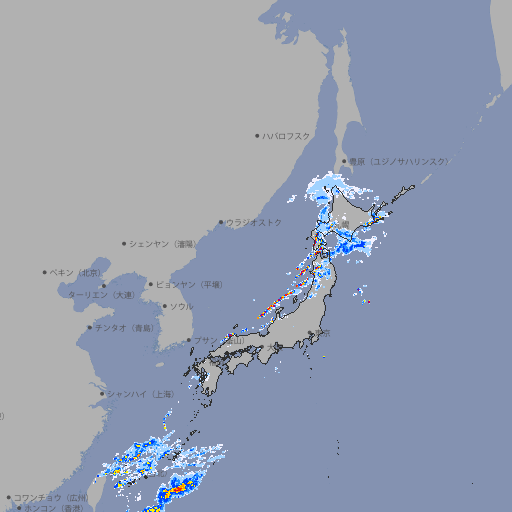 雨雲レーダー