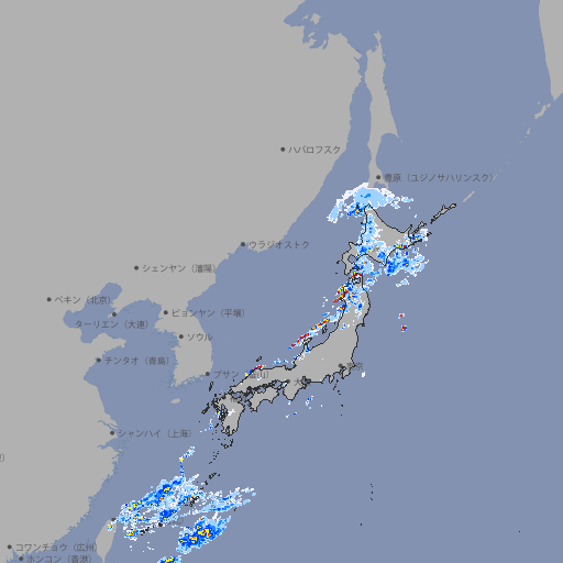 雨雲レーダー