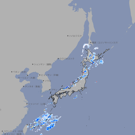 雨雲レーダー