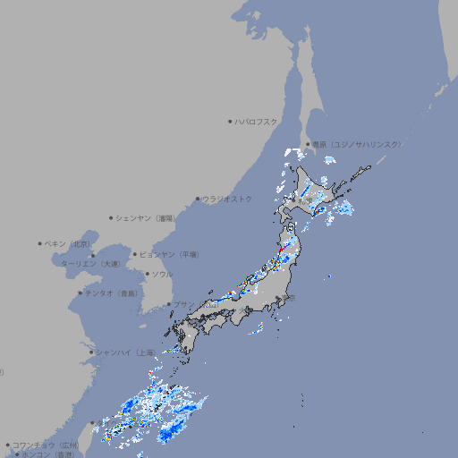 雨雲レーダー
