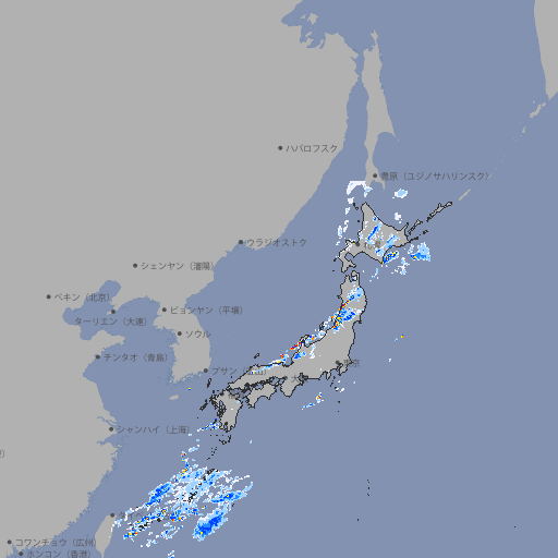 雨雲レーダー