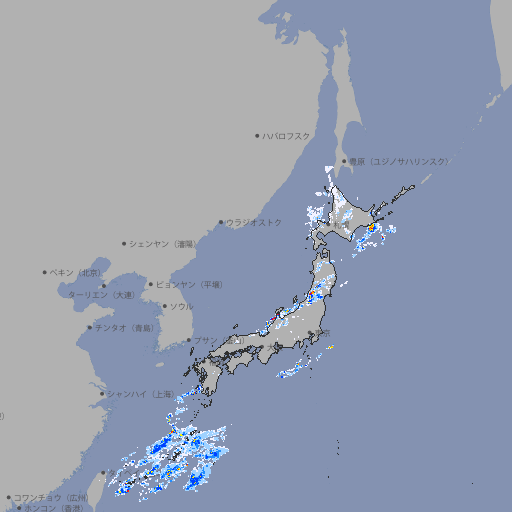 雨雲レーダー