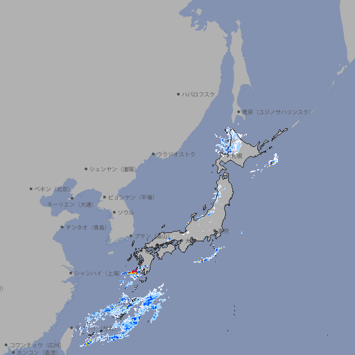 雨雲レーダー