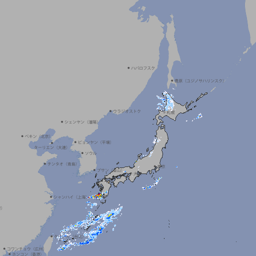 雨雲レーダー