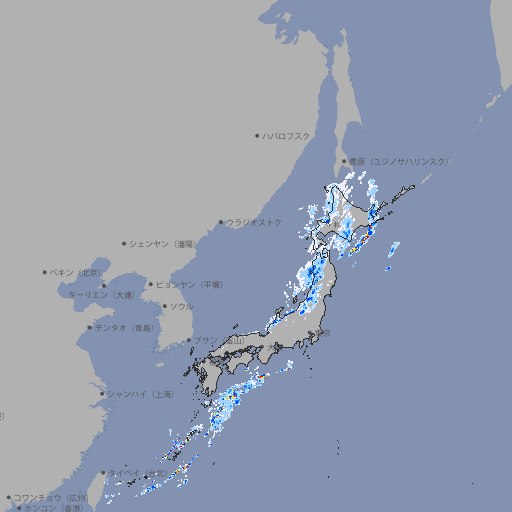 雨雲レーダー